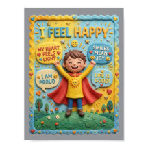 3D Clay Cute Happy Kid Joy Mindfulness Educational