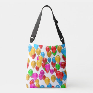 3D colorful balloons Crossbody Bag