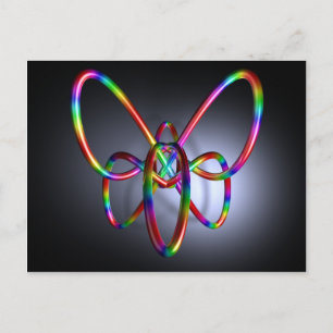 3D composition #20: Butterfly Postcard