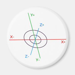3D coordinate cross Magnet