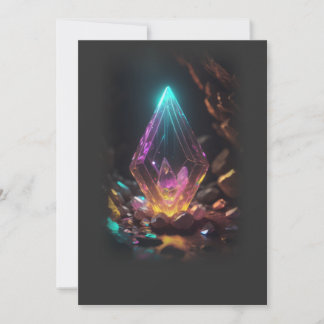 3d Crystal Glowing Inside T-shirt  Invitation