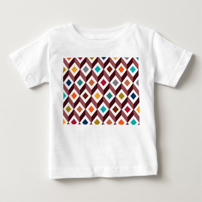 3D Cubes  Baby T-Shirt (Front)
