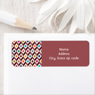 3D Cubes  Return Address Label