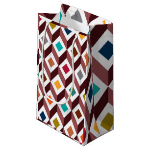 3D Cubes  Small Gift Bag