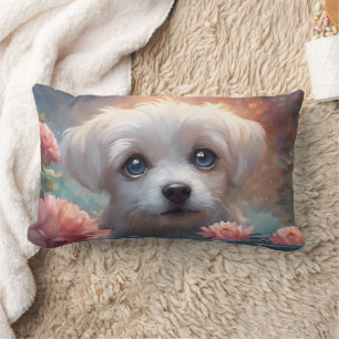 3D Cute Puppy - Lumbar Cushion