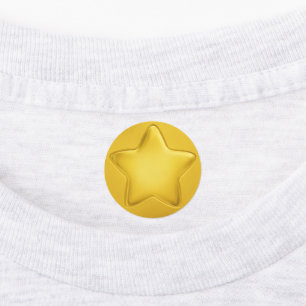 3D Cute Yellow Jelly Award Achievement Medal Star