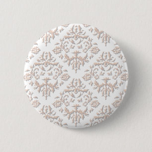 3D Damasks 6 Cm Round Badge
