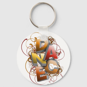 3D Dance (Fall) Key Ring