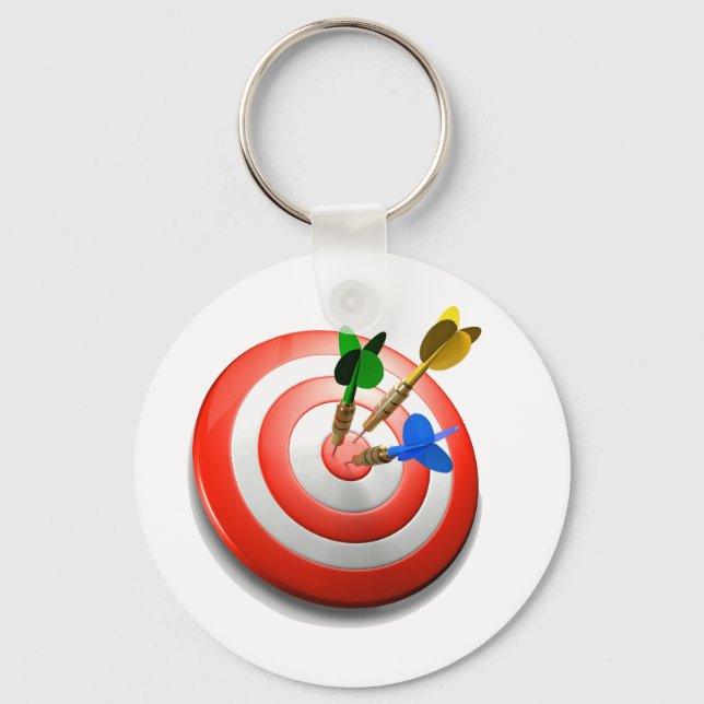 3D Darts BullsEYE Keychain (Front)