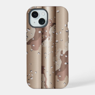 3D Desert Camo iPhone 15 Case