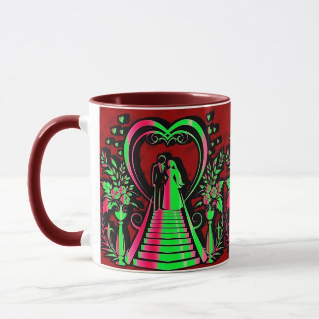 3D Design Combo Mug | Perfect Size Coffee & Tea Cu (Left)