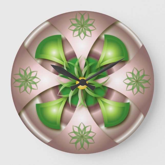 3D design wall clock (Front)