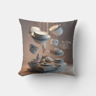 3D Diapers Dishes Sleepy Eyes: Seen & Celebrated Cushion