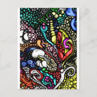 3d digital art style greeting and post cards