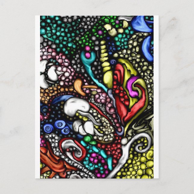 3d digital art style greeting and post cards (Front)