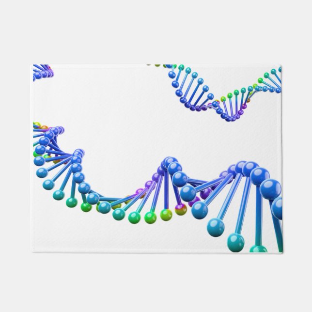 3D DNA double helix Doormat (Front)