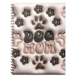 3D Dog Mum Notebook