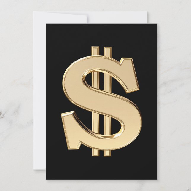 3D dollar sign (Front)