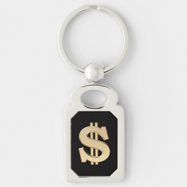 3D dollar sign Key Ring (Front)