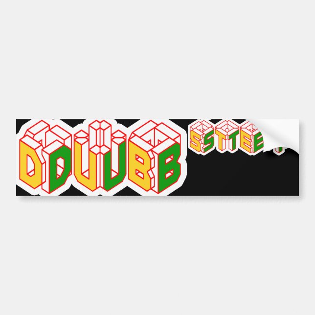 3D Dubstep shirt Bumper Sticker (Front)