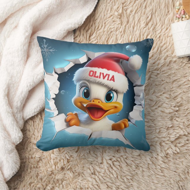 3D Duck Christmas Cushion (Blanket)