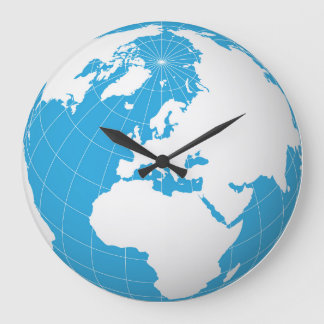 3D Earth planet clock