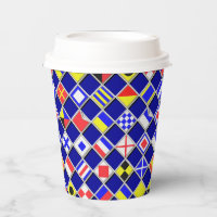 3D Effect Chequered Nautical Flag tiles Motif