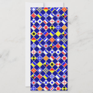 3D Effect Chequered Nautical Flag tiles Pattern
