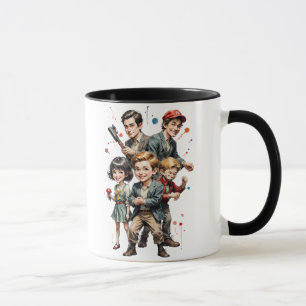 “3D Effect Classic Cartoon” Mug
