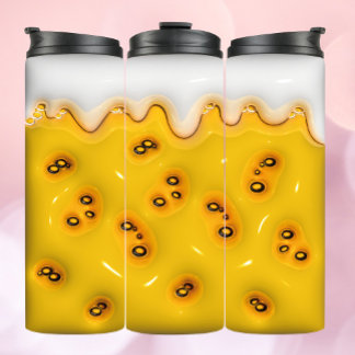 3d Effet Puffy Tumbler Beer Vibes, Puffy Foam