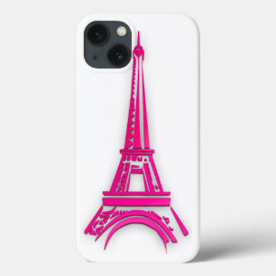 3d Eiffel tower, France clipart iPhone 13 Case
