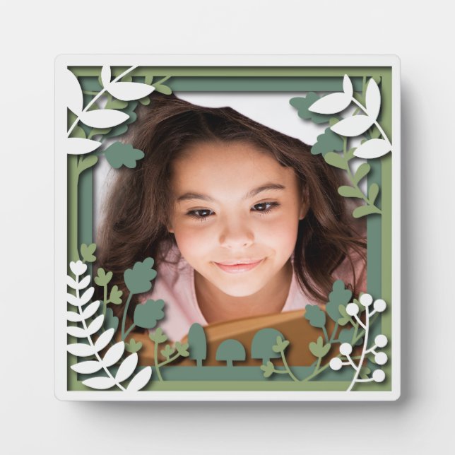 3D Enchanted Forest Photo Frame Mum Gift Plaque (Front)