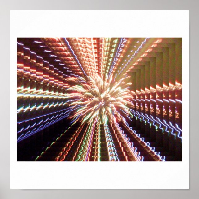 3D EXPLOSION OF LIGHT poster (Front)