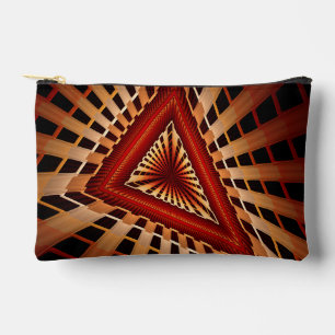 3D Fantasy Network Modern Fractal Graphic Design Accessory Pouch