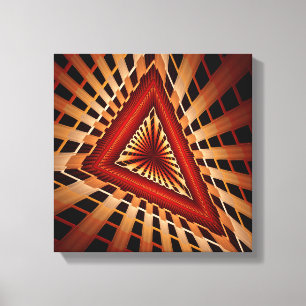 3D Fantasy Network Modern Fractal Graphic Design Canvas Print