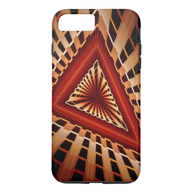 3D Fantasy Network Modern Fractal Graphic Design Case-Mate iPhone Case (Back)