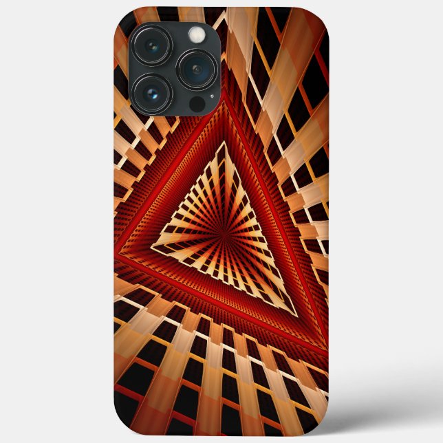 3D Fantasy Network Modern Fractal Graphic Design Case-Mate iPhone Case (Back)