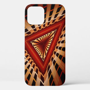 3D Fantasy Network Modern Fractal Graphic Design iPhone 12 Pro Case