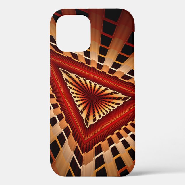 3D Fantasy Network Modern Fractal Graphic Design Case-Mate iPhone Case (Back)