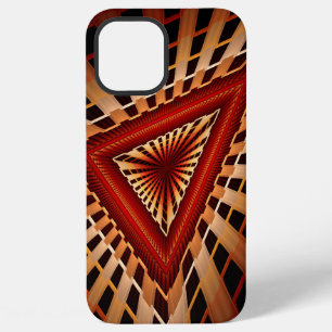 3D Fantasy Network Modern Fractal Graphic Design iPhone 12 Pro Max Case