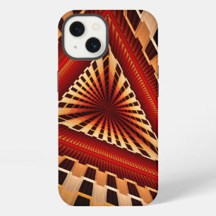 3D Fantasy Network Modern Fractal Graphic Design iPhone 13 Case