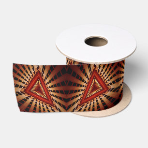 3D Fantasy Network Modern Fractal Graphic Design Satin Ribbon
