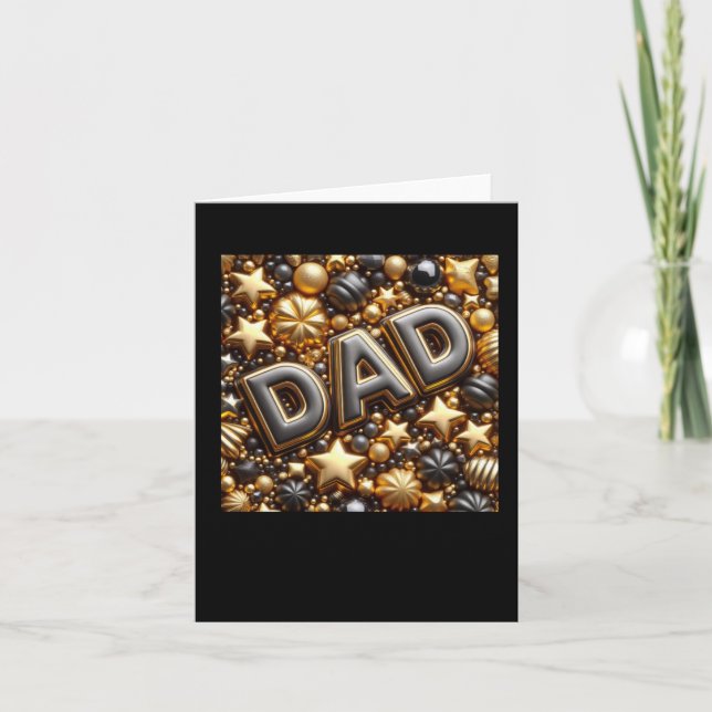 3d Father Day  Card (Front)