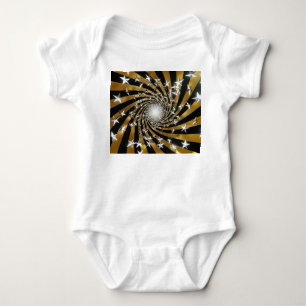 3D Festive, Decorative Illustration Background. Baby Bodysuit