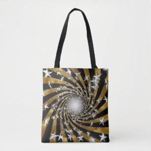 3D Festive, Decorative Illustration Background. Tote Bag