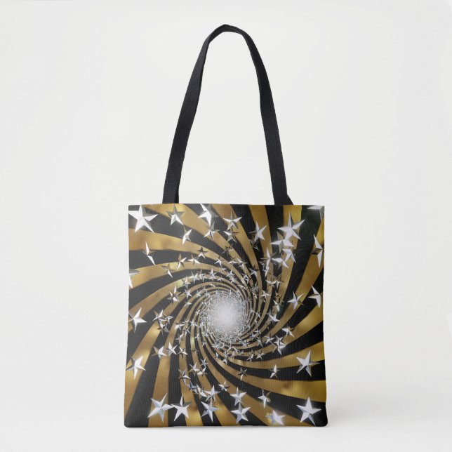 3D Festive, Decorative Illustration Background. Tote Bag (Front)