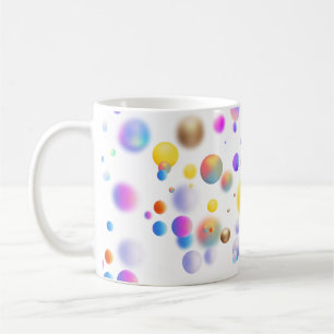 3D Floating Balls Pattern. No BG Coffee Mug
