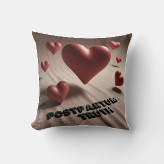 3D Floating Heart & Tear Shapes Cushion