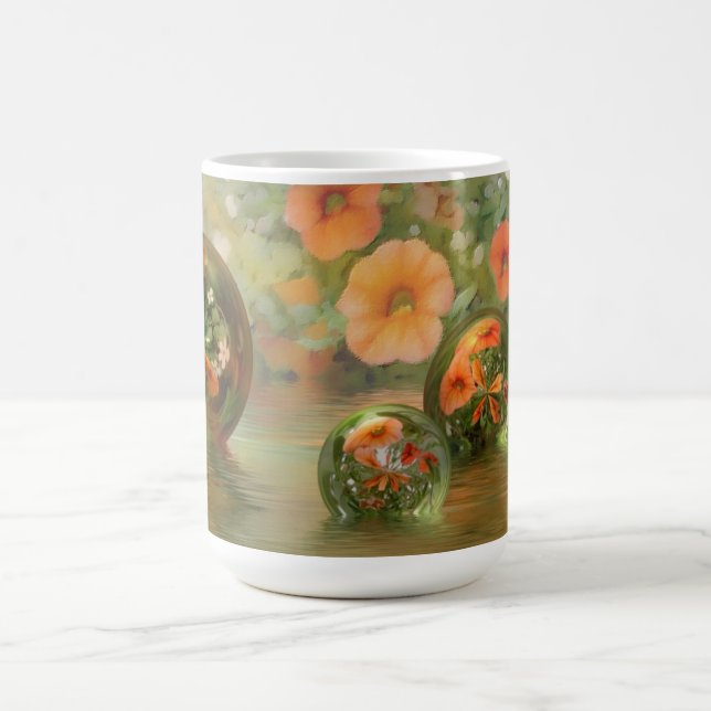 3D Floral & Marble Mug (Center)