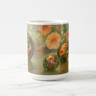 3D Floral & Marble Mug
